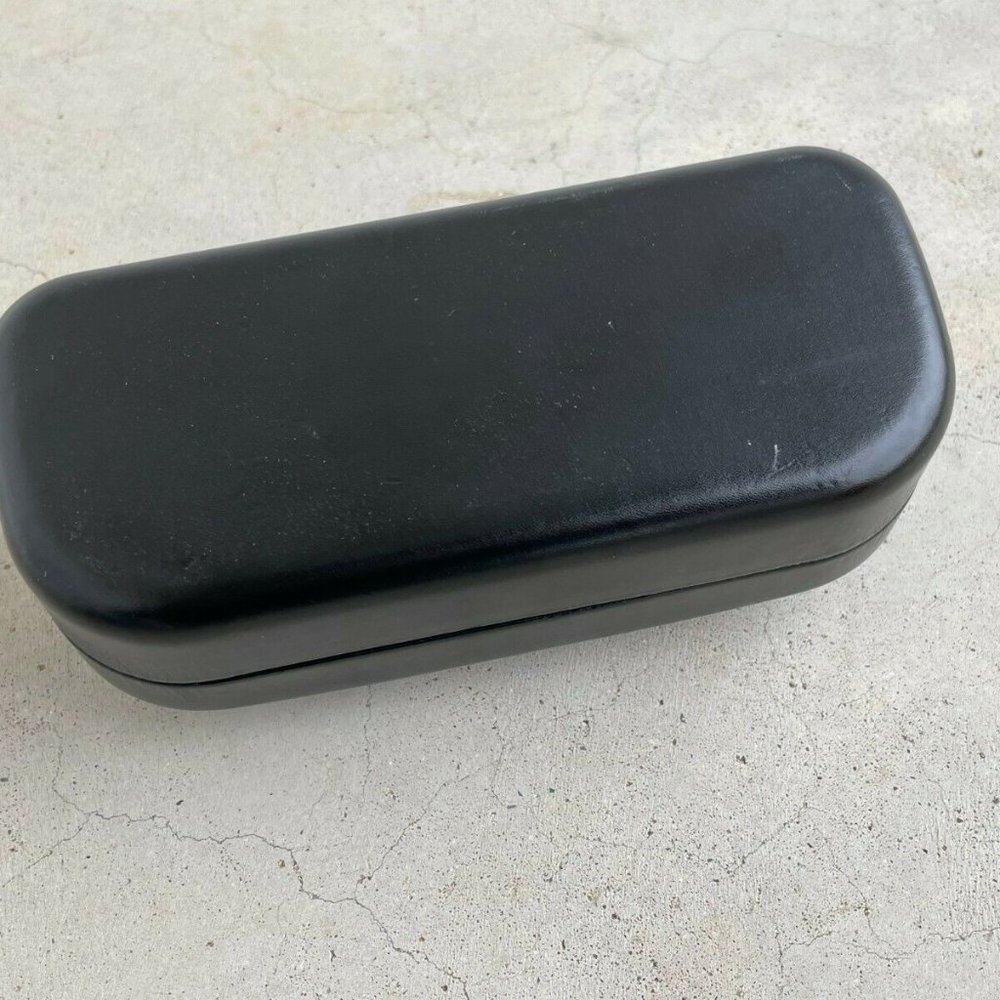 Coach New York Sunglasses Case Black Hard Case Big Case Empty Case Only - Picture 6 of 11